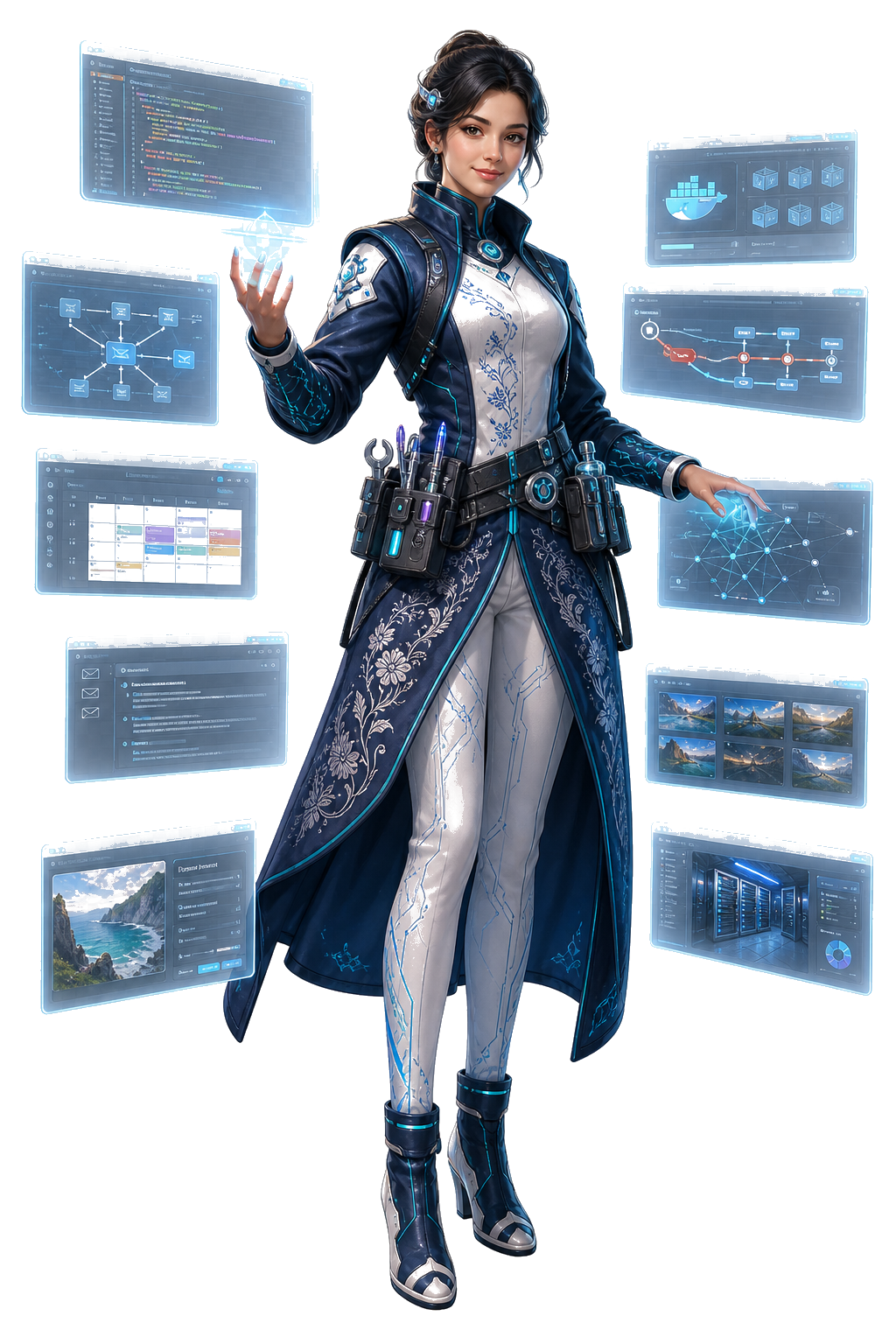 marIA full body AI assistant avatar
